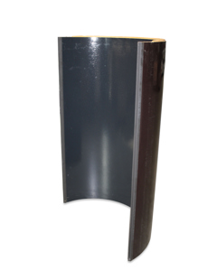 Exhaust air pipe half VC-30 D920-1500 brown